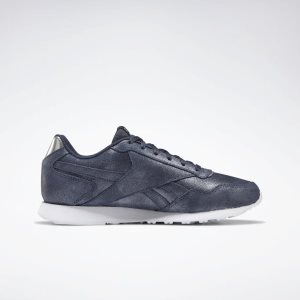 Reebok Royal Glide LX Turnschuhe Damen - Navy/Weiß/Silber - DE 169-TJF